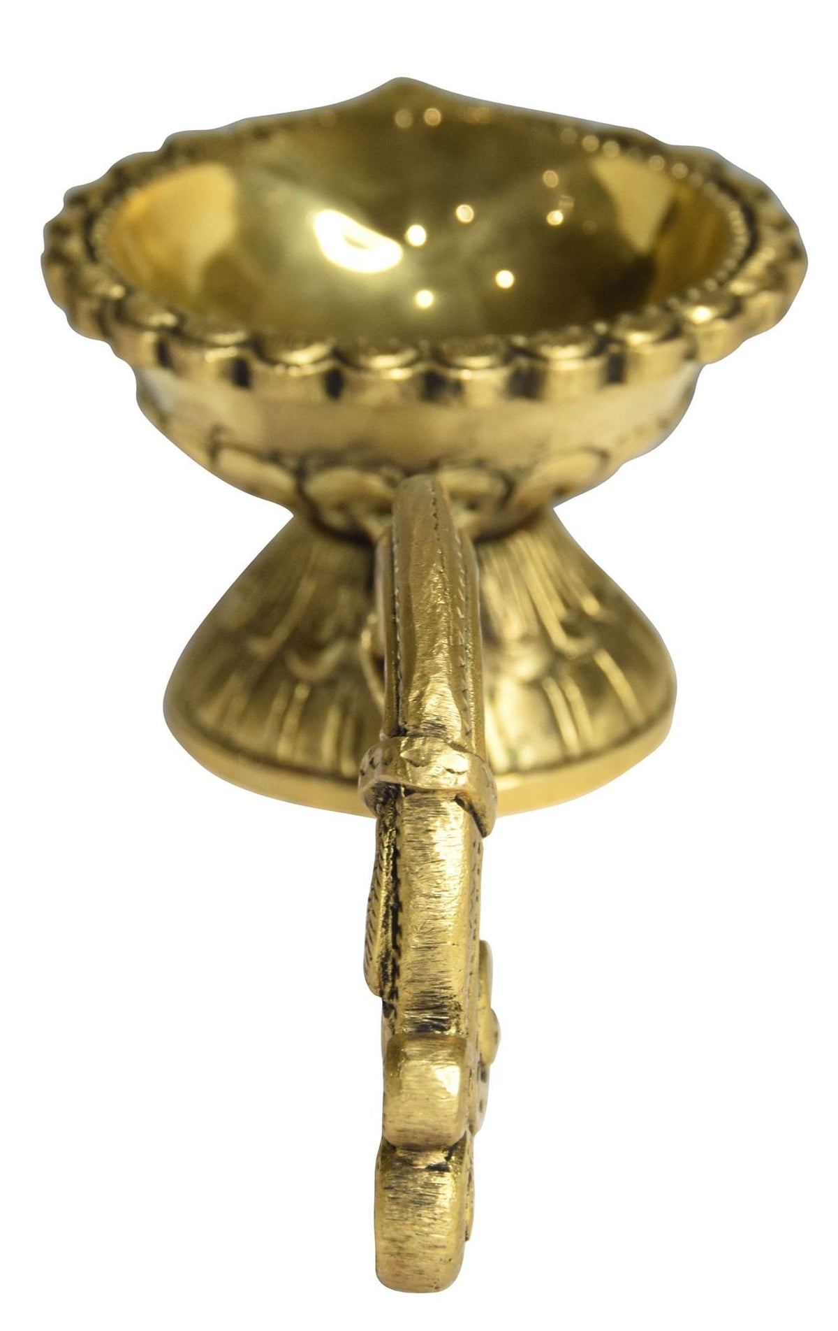 Brass Table Decor Deepak, Oil Lamp - 9*4*3 Inch (BS1503 E)