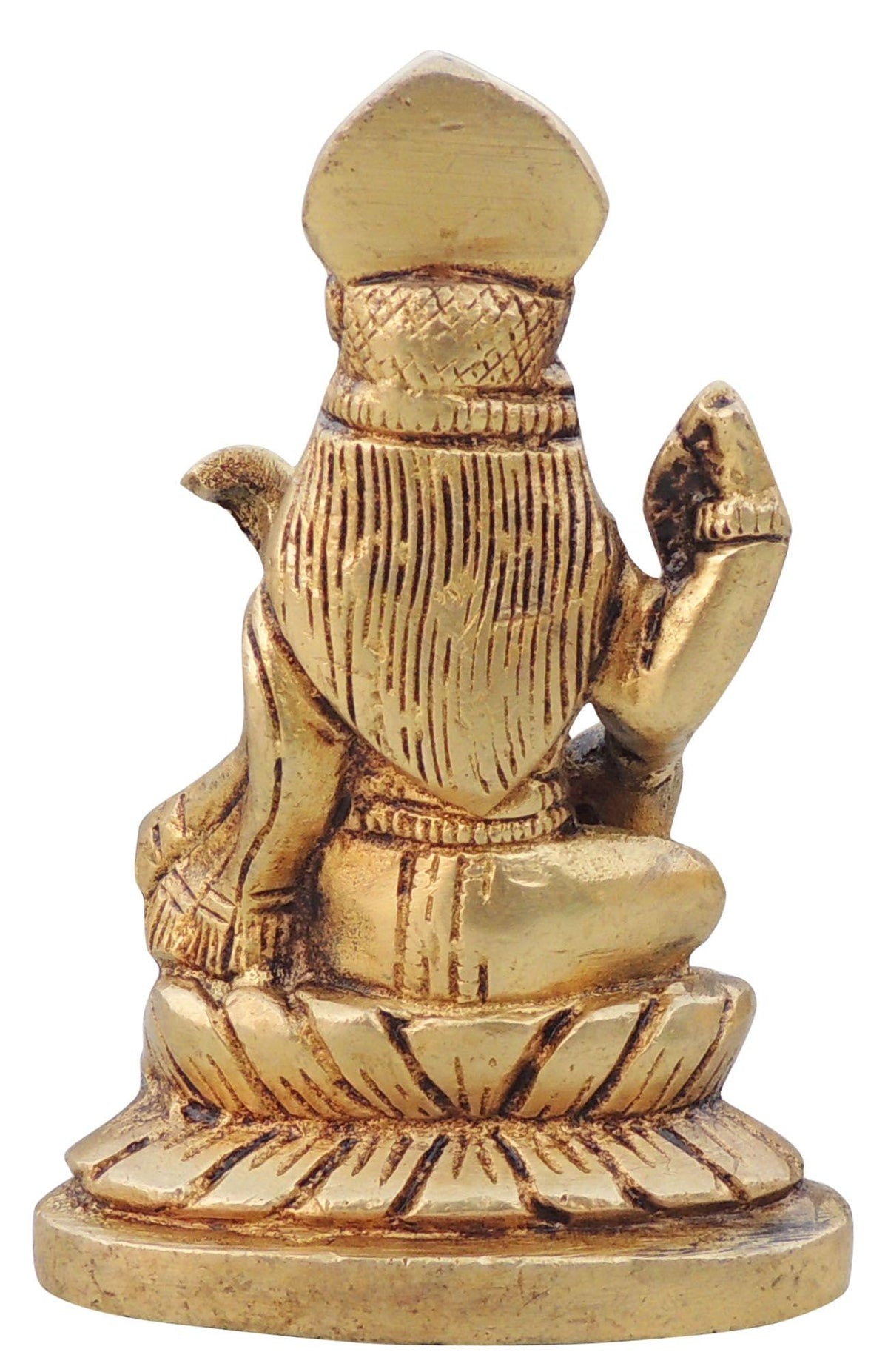 Brass Showpiece Saraswati Ji God Idol Statue  - 3*1.5*4 inch (BS1526 C)