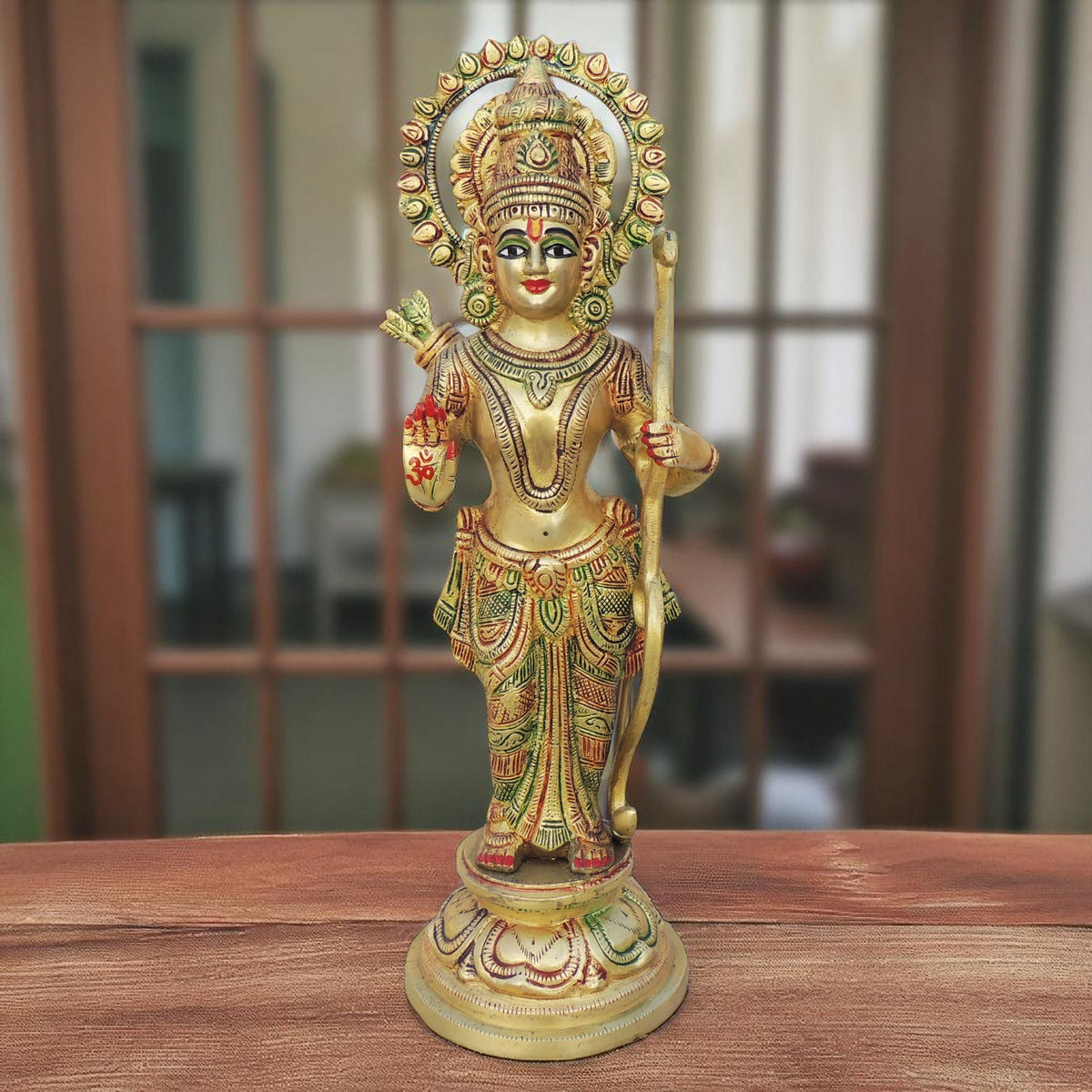 Brass Showpiece Ram Darbar God Idol Statue - 12.*8*18 Inch (BS131 R)