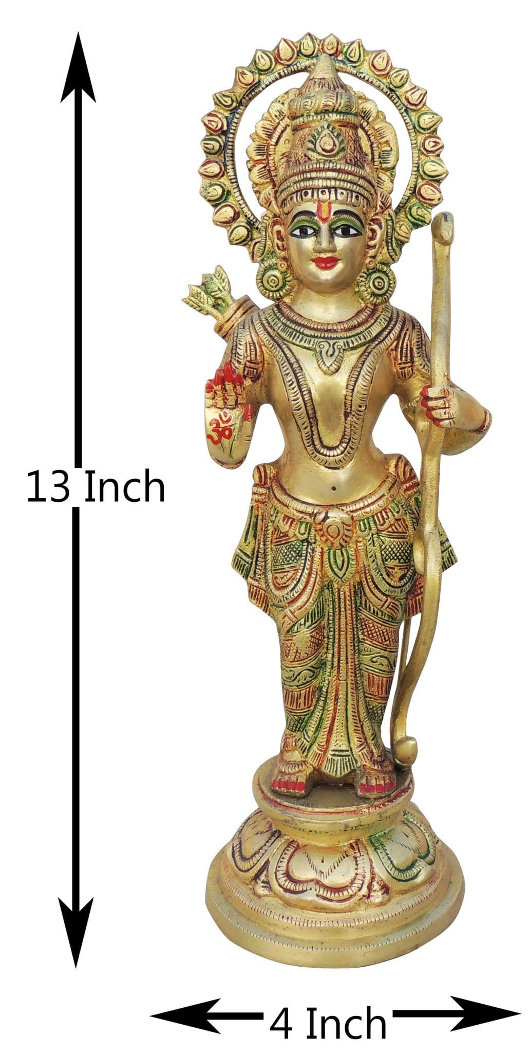 Brass Showpiece Ram Darbar God Idol Statue - 12.*8*18 Inch (BS131 R)