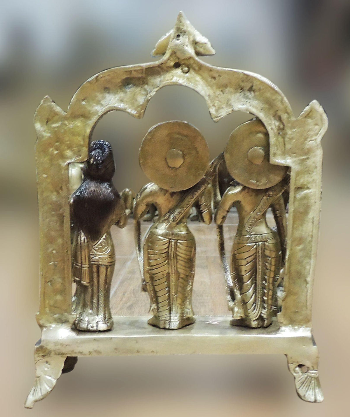 Brass Showpiece Ram parivar/ Ram darbar Idol statue  -5.5*3*6.5 Inch (BS131 H)