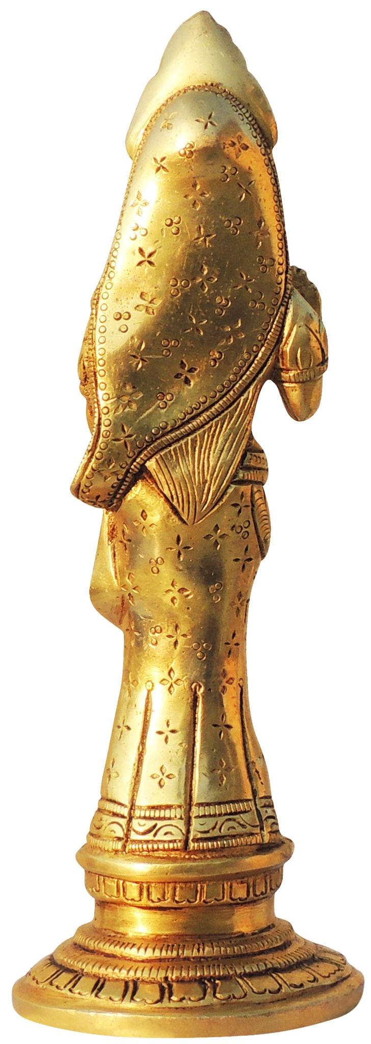 Brass Showpiece Radha Ji God Idol Statue - 3*3*9 Inch (BS1574 R)