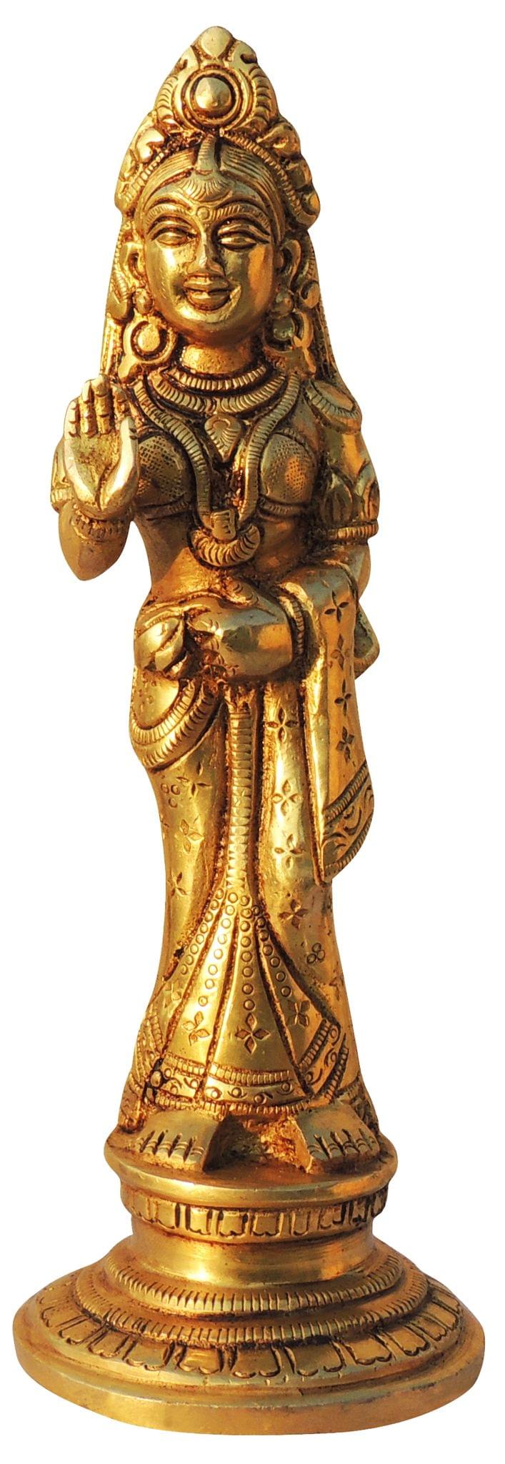 Brass Showpiece Radha Ji God Idol Statue - 3*3*9 Inch (BS1574 R)