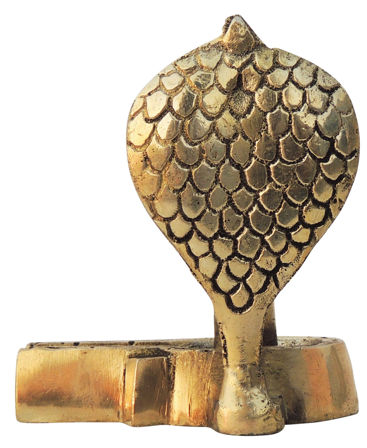 Brass Showpiece Shivling With Snake God Idol Statue - 2.2*2*3 Inch (BS1595 C)