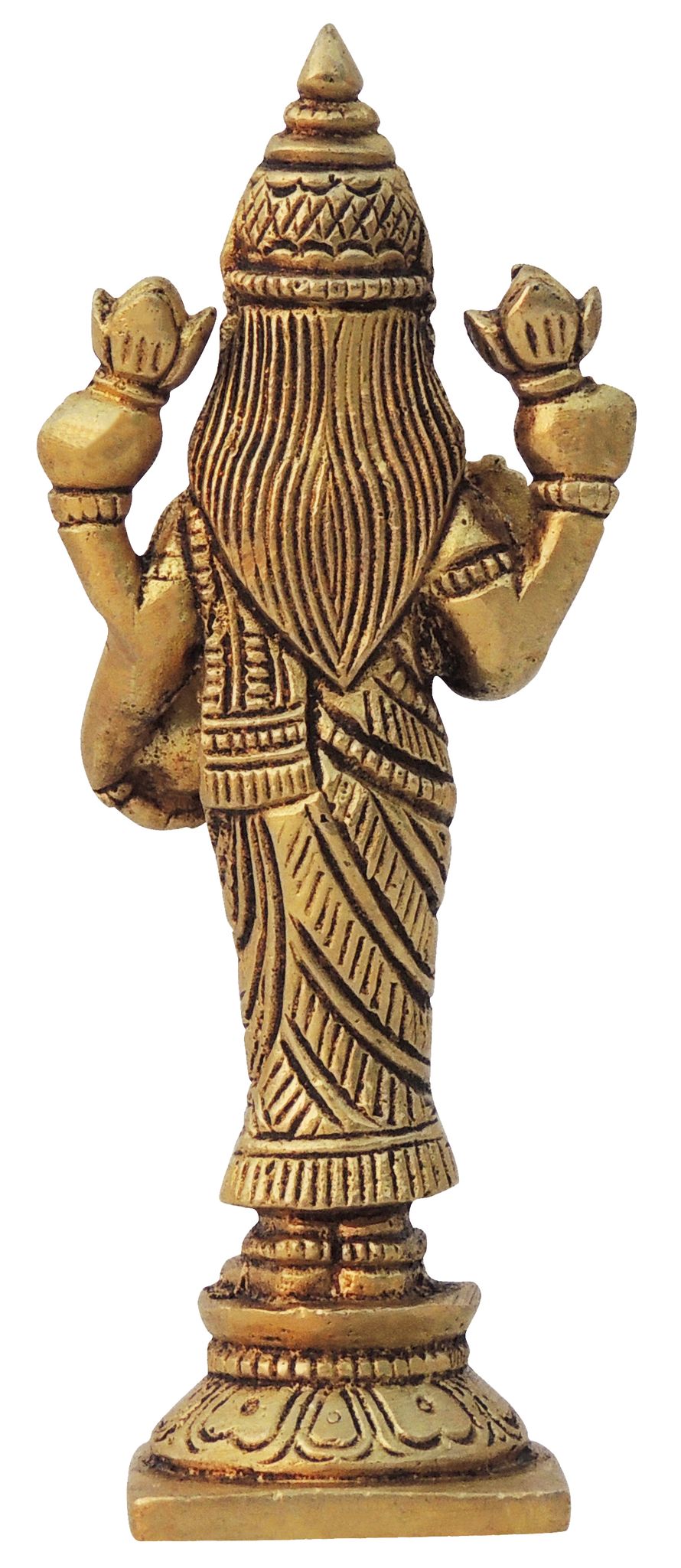 Brass Showpiece Laxmi Ji God Idol Statue - 2*1.5*4.6 Inch (BS1597 L)