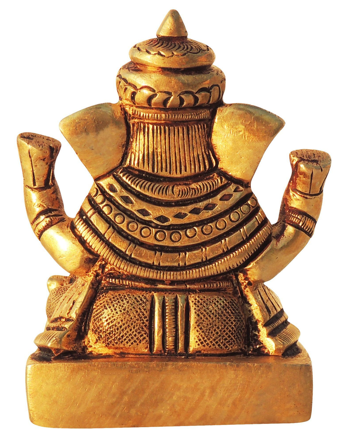 Brass Showpiece Ganesh Ji God Idol Statue - 2.2*1.2*3 Inch (BS1610 E)