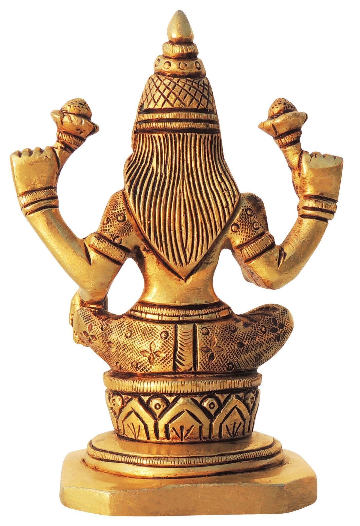 Brass Showpiece Laxmi Ji God Idol Statue - 3*2.2*4.2 Inch (BS1613 L)
