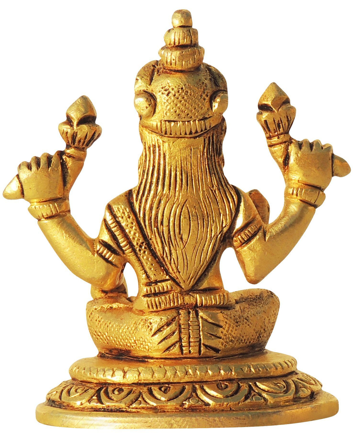 Brass Showpiece Laxmi Ji God Idol Statue - 2.6*1.6*3 Inch (BS1616 L)