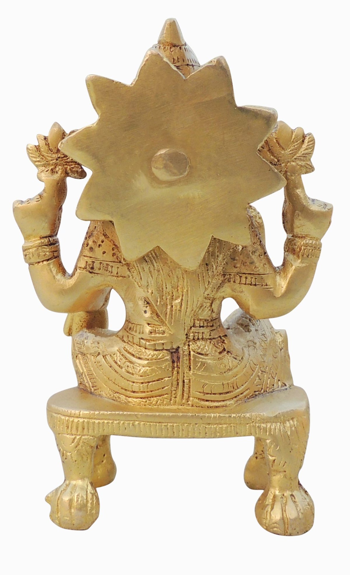 Brass Showpiece Laxmi Ji God Idol Statue - 3.5*2.2*5.6 Inch (BS1624 L)