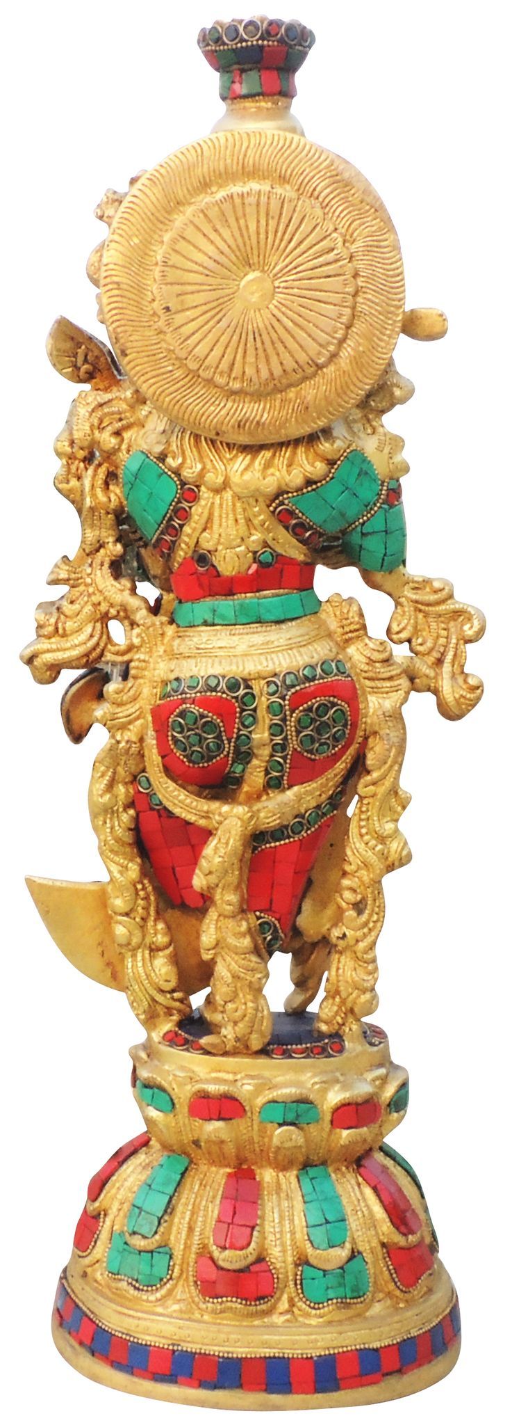 Brass Showpiece Radha Ji God Idol Statue - 7*5*20.5 Inch (BS1628 R)