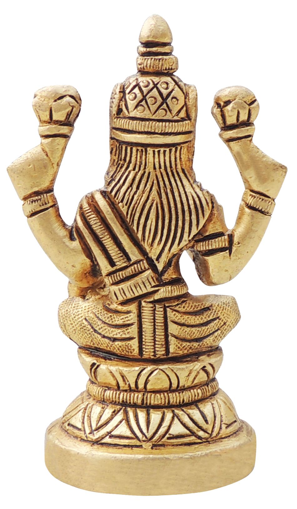 Brass Showpiece Laxmi God Idol Statue - 1.5*1.5*3 Inch (BS1646 L)