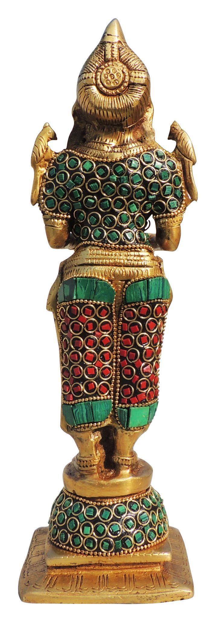 Brass Showpiece Deep Lady Stone Statue - 3.2*3.5*10 Inch (BS1654 D)