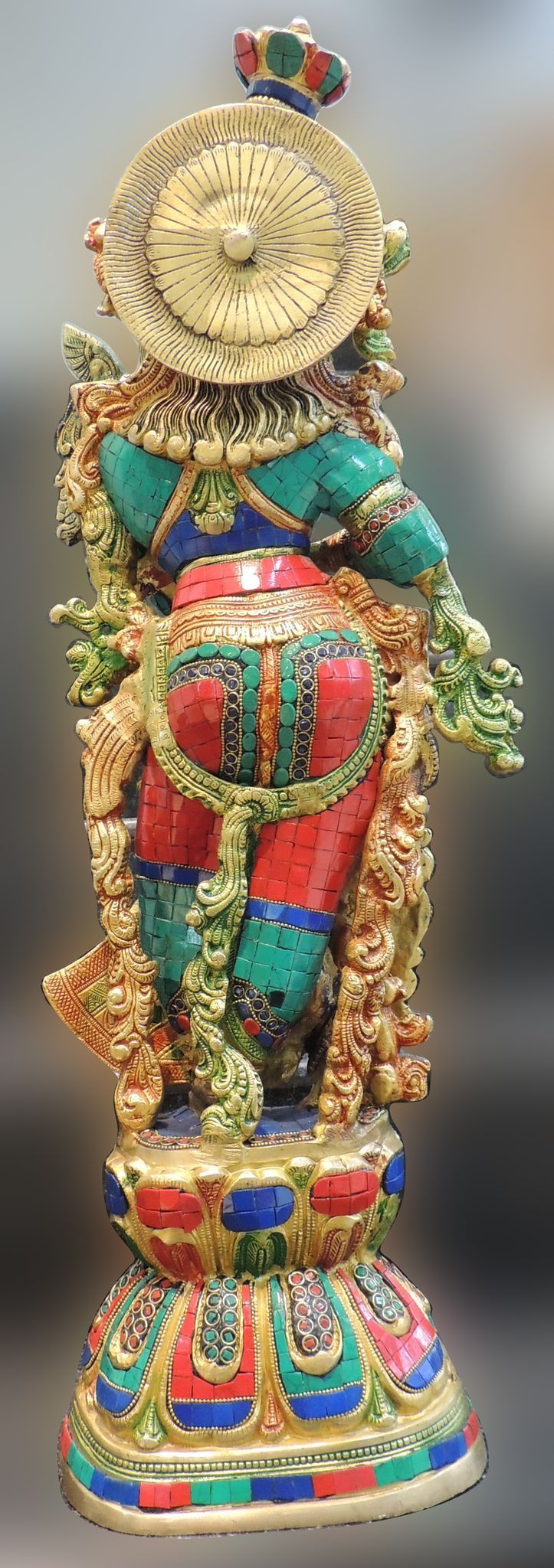 Brass Showpiece Radha Ji God Idol Statue - 8.5*5*30 Inch (BS1676 R)