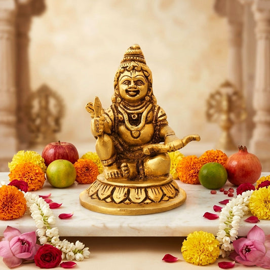 Brass Showpiece Ram Darbar God Idol Statue - 4*2*4.5 Inch (BS1057 X)