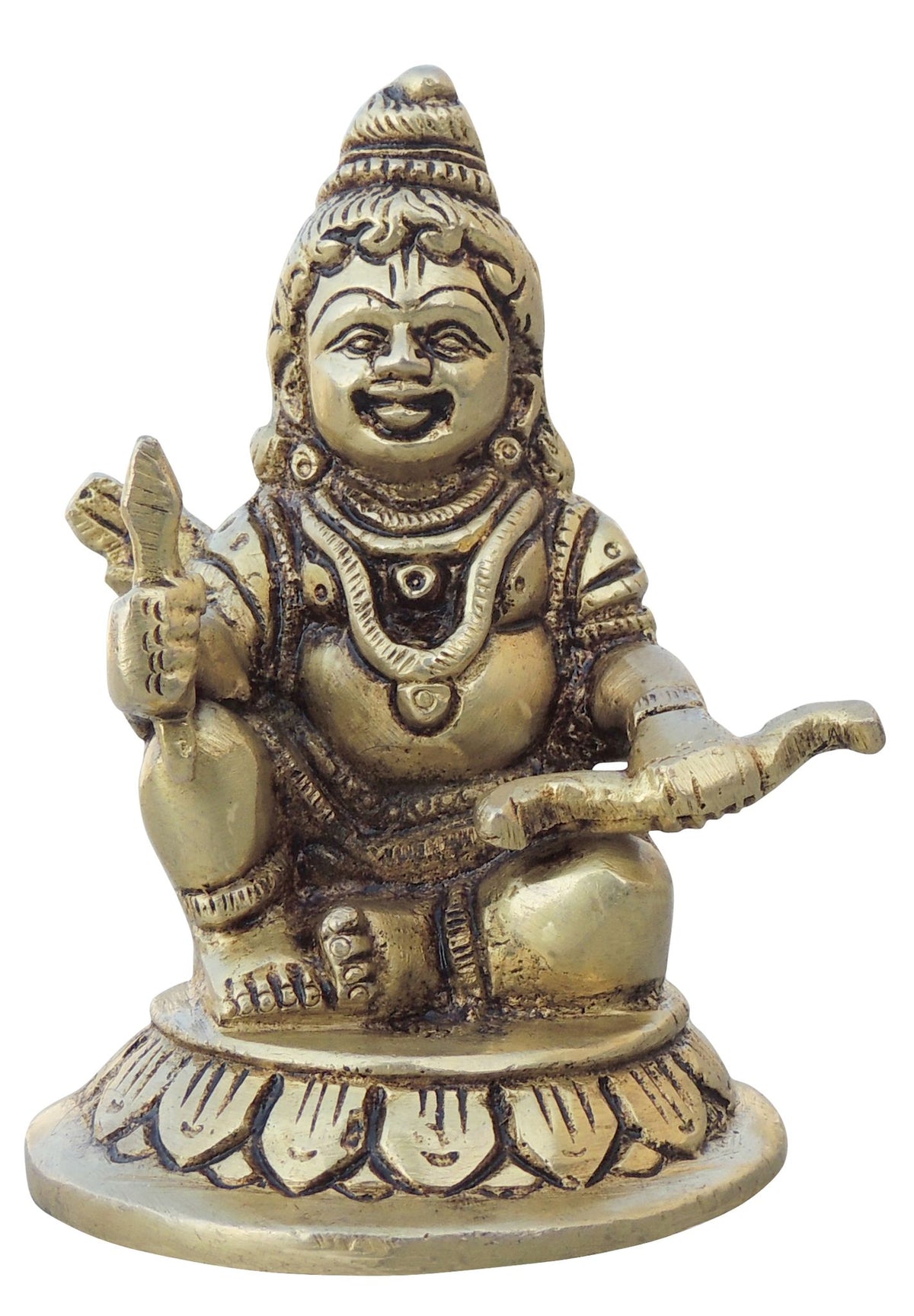 Brass Showpiece Ram Darbar God Idol Statue - 4*2*4.5 Inch (BS1057 X)