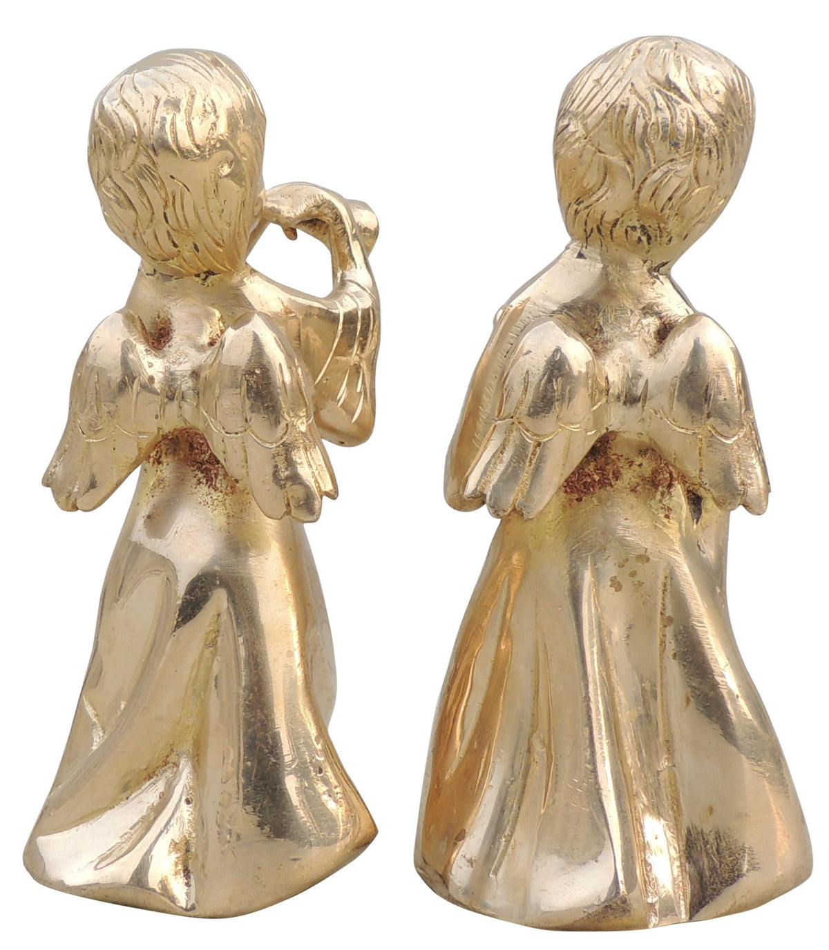 Brass Showpiece 2 Pcs. Ladies Set God Idol Statue - 2.5*2*5.5 Inch (BS1695 B)