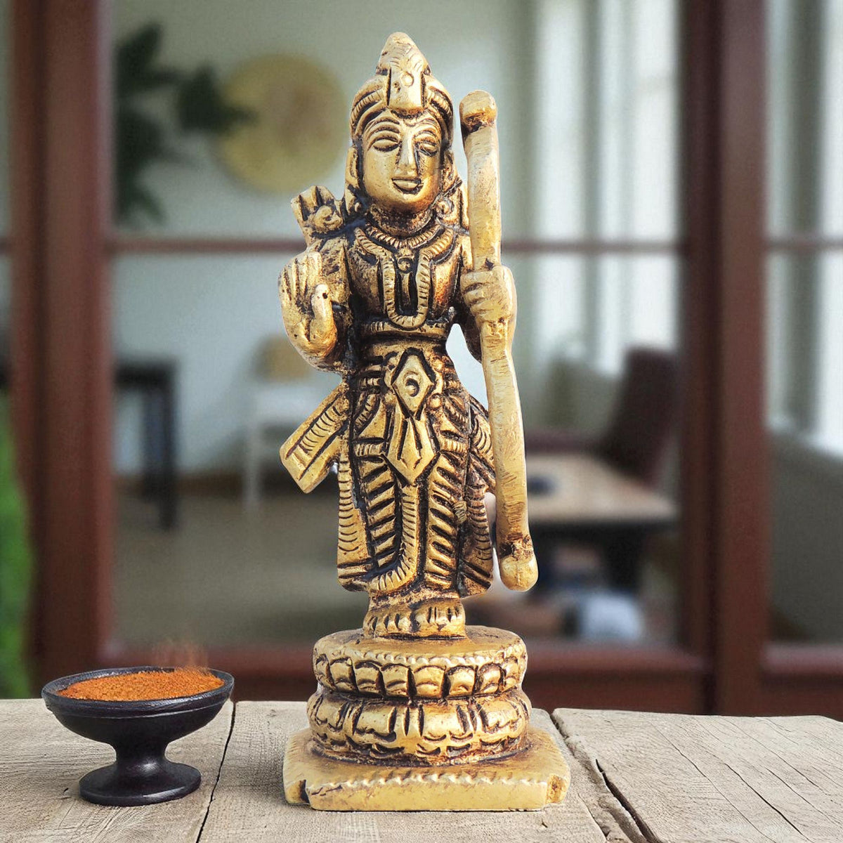 Brass Showpiece Ram Ji God Idol Statue - 15*5.5*24 Inch (BS1358 H)