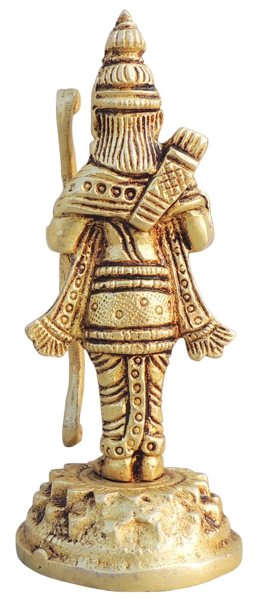 Brass Showpiece Ram Ji God Idol Statue - 1.1*1.1*3.3 Inch (BS1709 C)