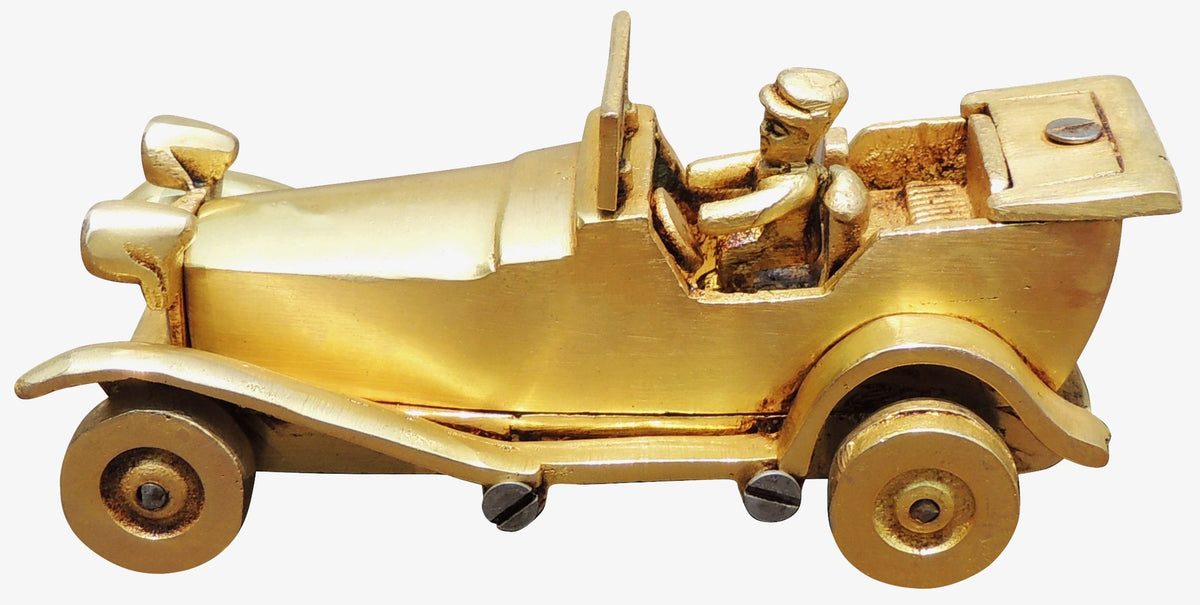Brass Showpiece Car Statue - 5*2*2 Inch (BS1725 B)