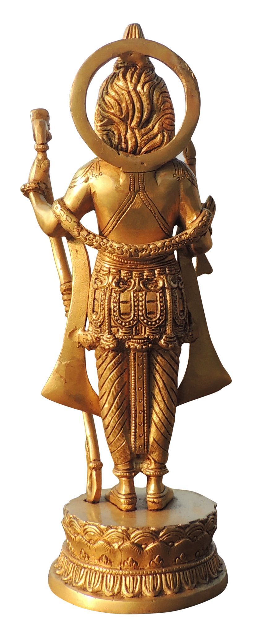 Brass Showpiece Ramlala God Idol Statue - 4.5*4*13 Inch (BS1738 F)