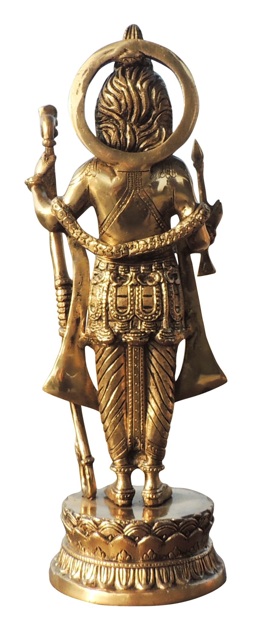 Brass Showpiece Ram Darbar God Idol Statue, Made From Machine - 3.6*1.7*4 Inch (BS1728 E)