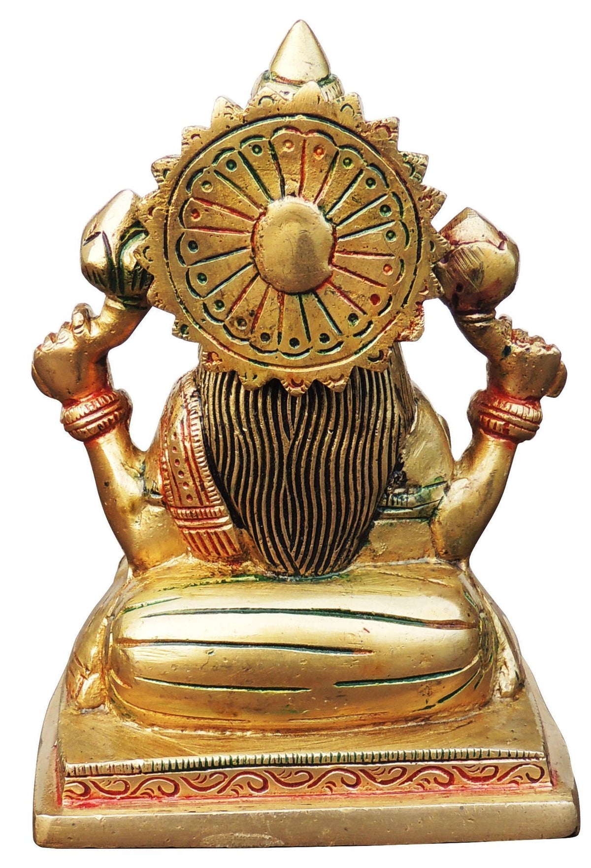 Brass Showpiece Laxmi Ji God Idol Statue - 4*3.5*5.5 Inch (BS1746 L)