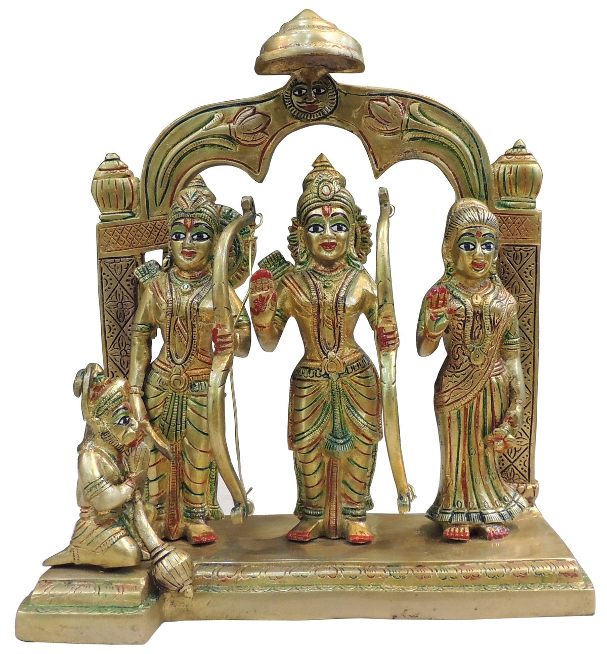 Brass Showpiece Ram Lala God Idol Statue - 3*1.5*5.5 Inch (BS1767 C)