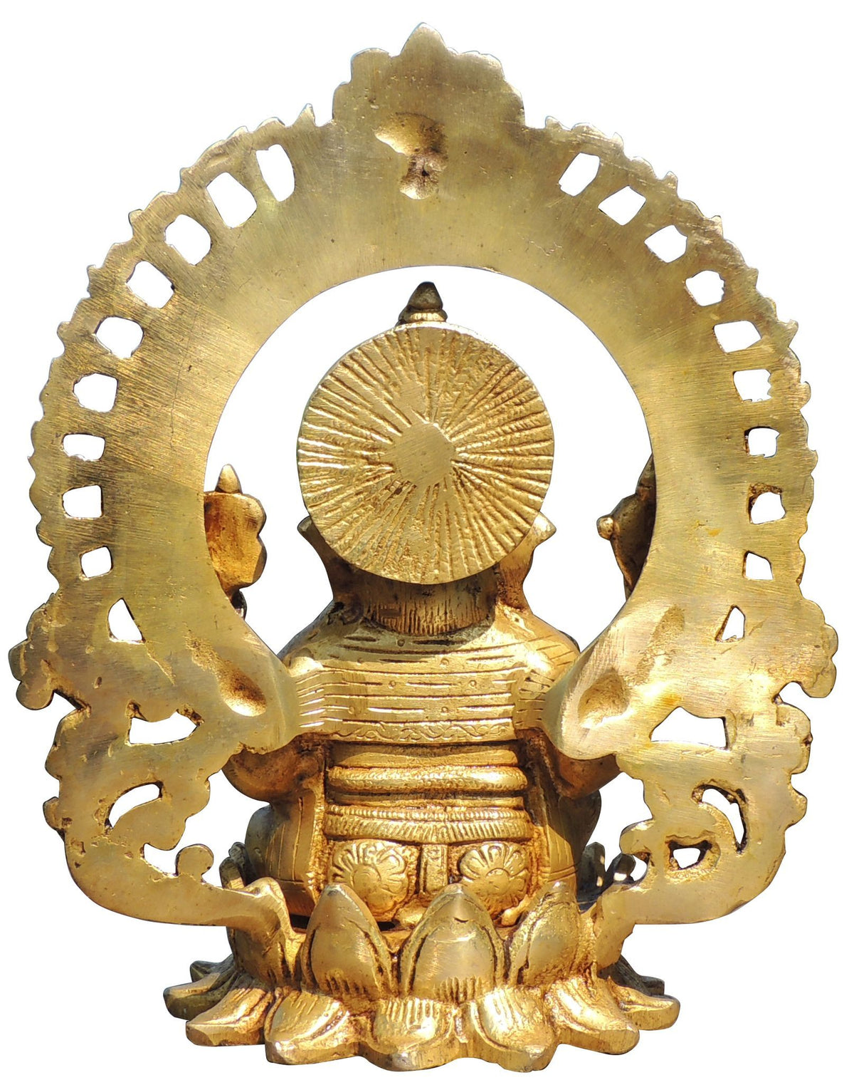 Brass Showpiece Ganesh Ji God Idol Statue - 8*5*9.2 Inch (BS1778 G)