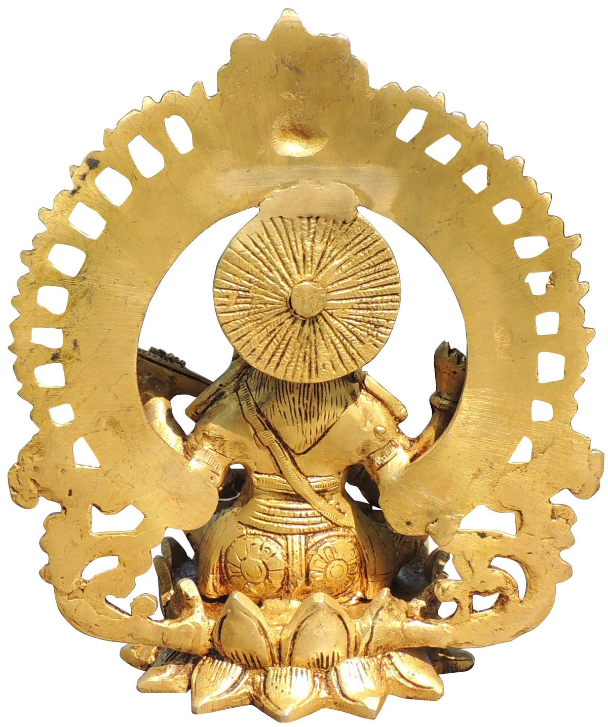 Brass Showpiece Saraswati Ji God Idol Statue - 8*5*9.2 Inch (BS1778 S)