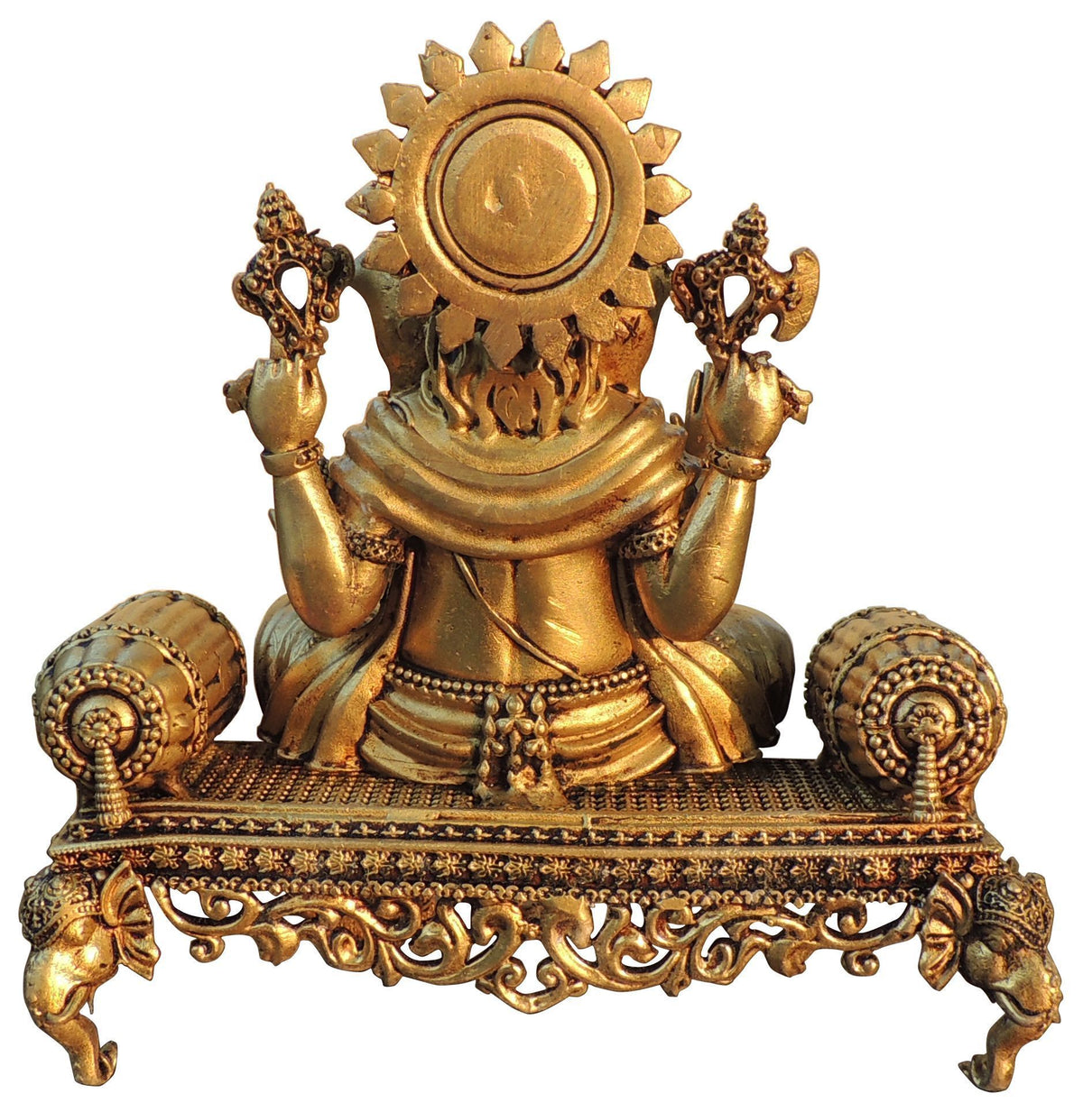 Brass Showpiece Ganesh Ji God Idol Statue - 6*3.2*5.5 Inch (BS1804 G)