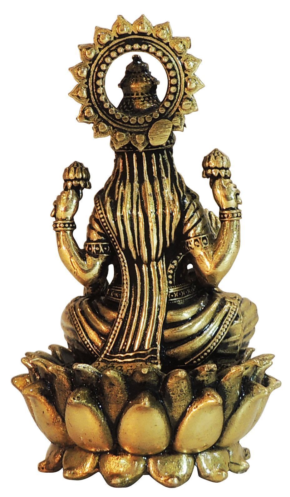 Brass Showpiece Laxmi Ji God Idol Statue, Made From Machine  - 2.7*2.7*4.2 Inch (BS1828 L)