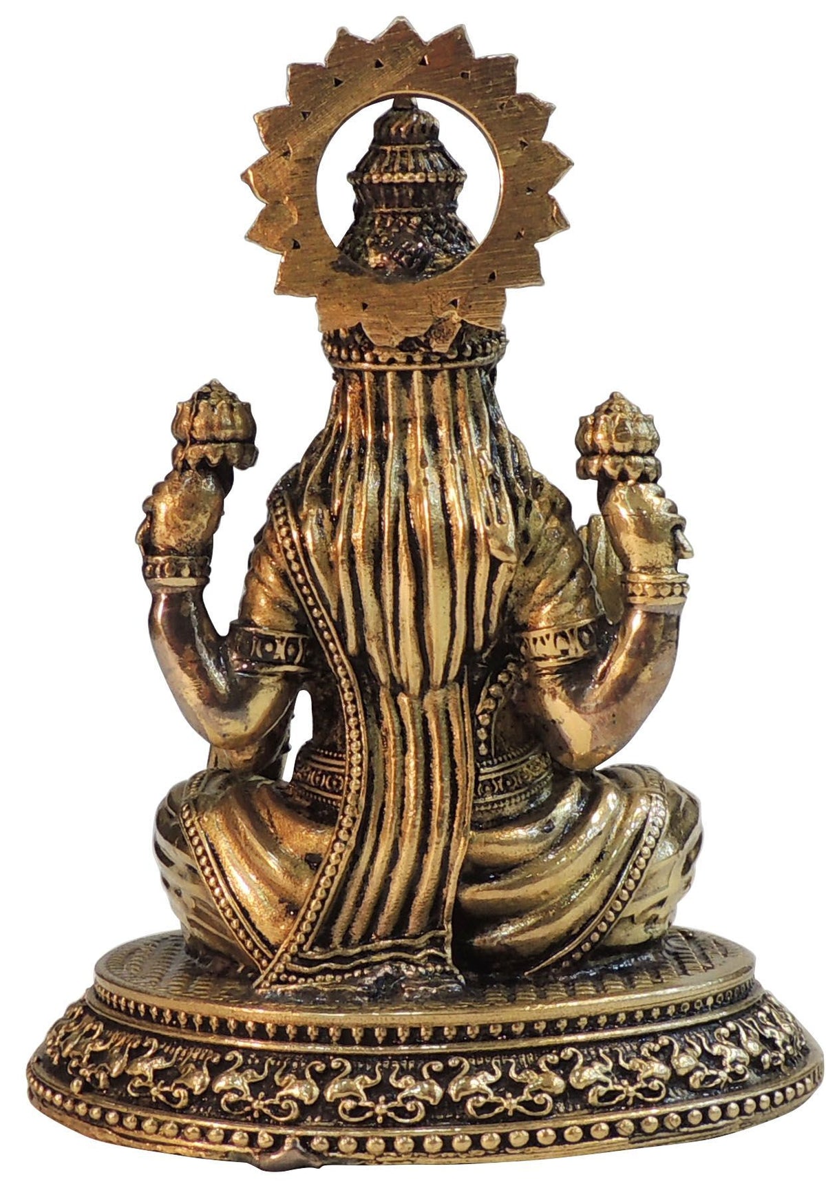 Brass Showpiece Laxmi Ji God Idol Statue - 4*3.5*5.5 Inch (BS1829 L)