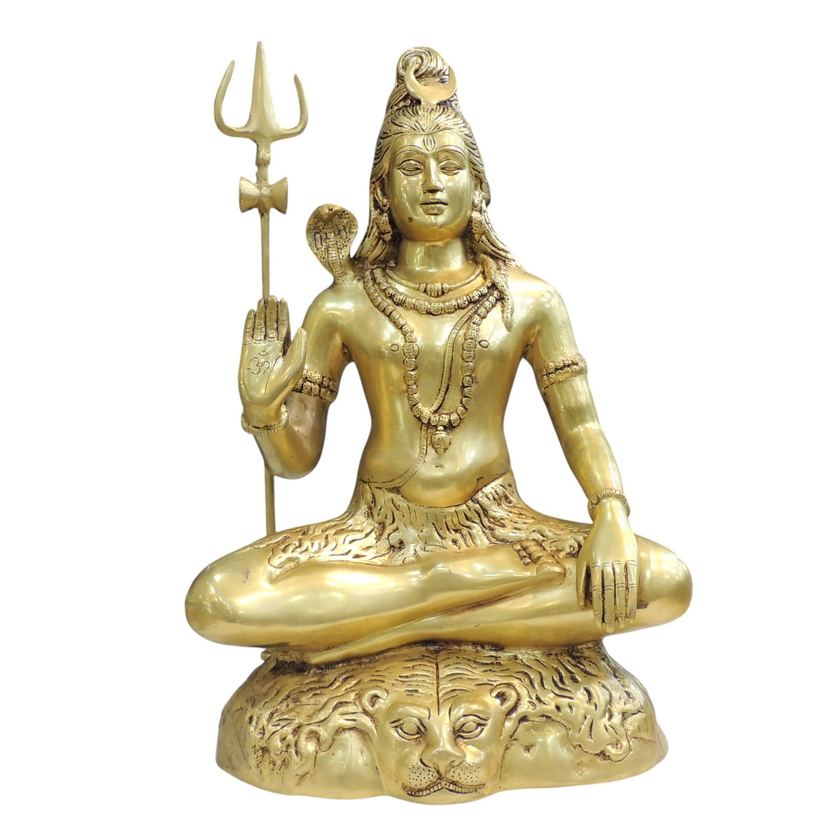 Brass Showpiece Shiv Ji God Idol Statue - 14*8*21.5 Inch (BS1834 X)