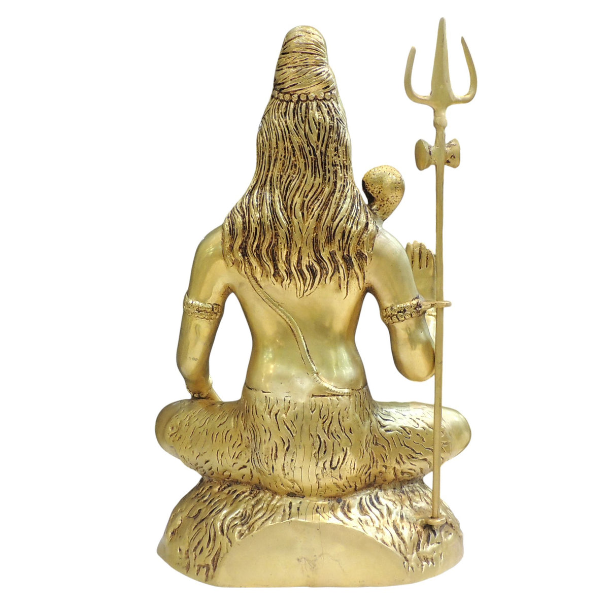 Brass Showpiece Shiv Ji God Idol Statue - 14*8*21.5 Inch (BS1834 X)