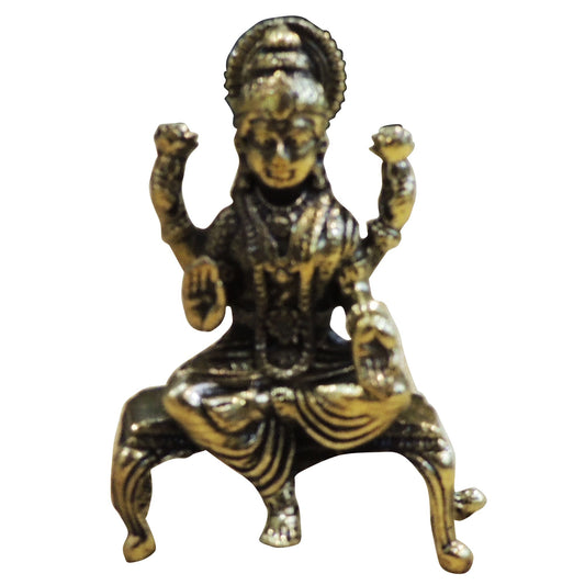 Brass Showpiece Laxmi Statue - 2*1*2.5 Inch (BS1853 L)