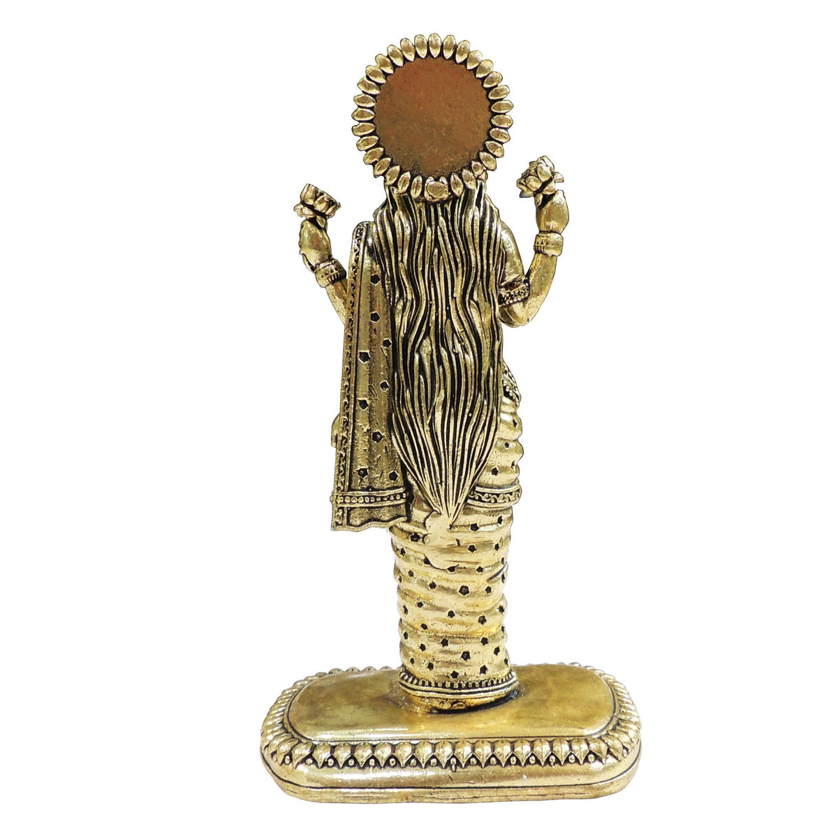 Brass Showpiece Laxmi Ji God Idol Statue - 3.5*3*6.5 Inch (BS1855 E)