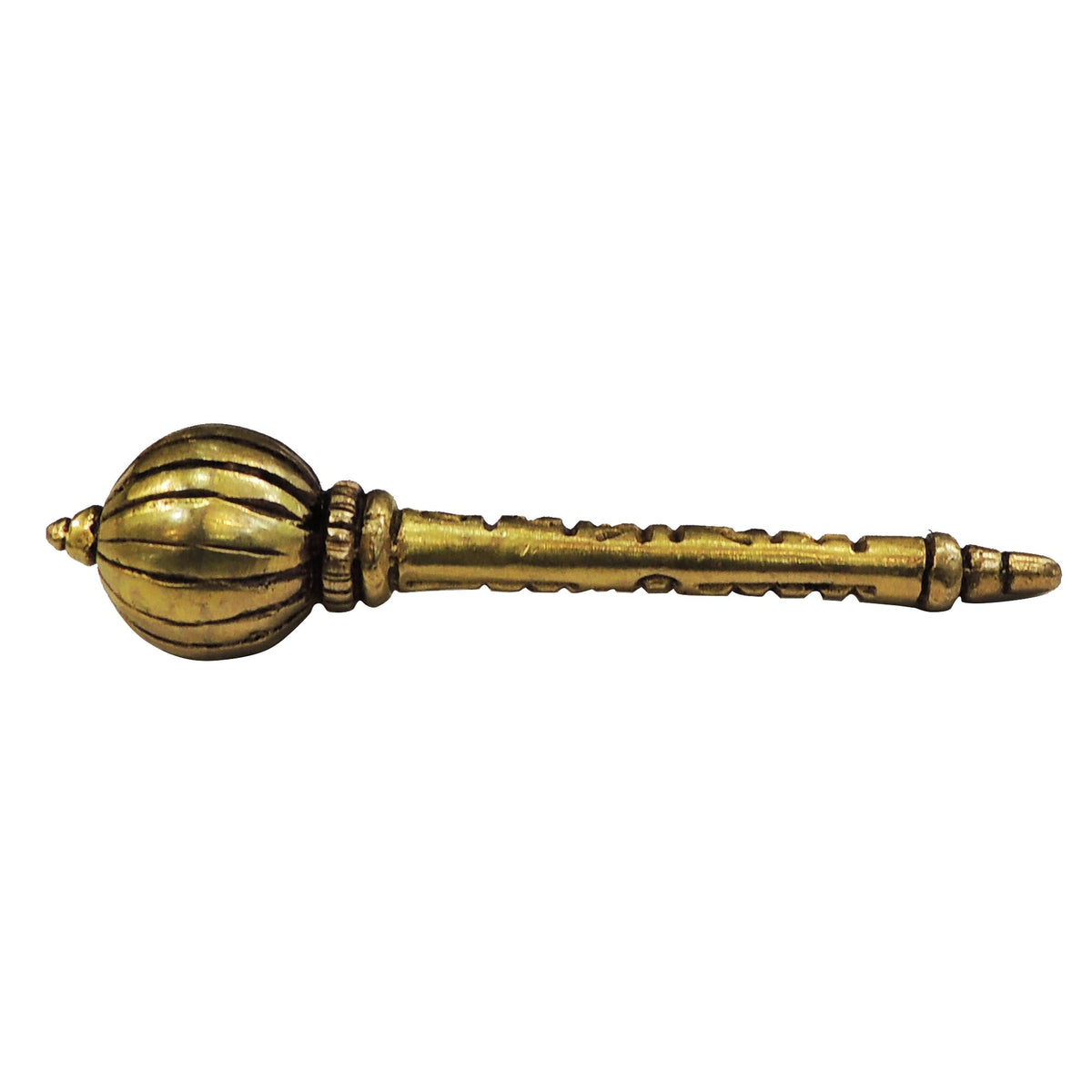 Brass Showpiece Hanuman Gada God Idol Statue - 3.7*0.5*0.5 Inch (BS1864 C)
