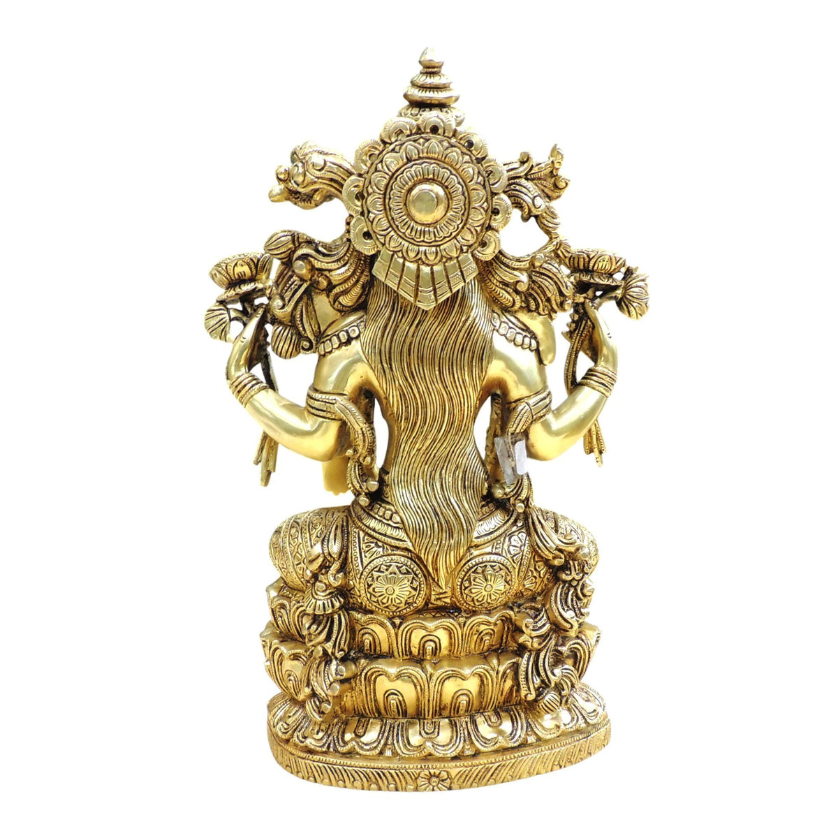 Brass Showpiece Laxmi God Idol Statue - 9.5*5*15 Inch (BS1891 L)