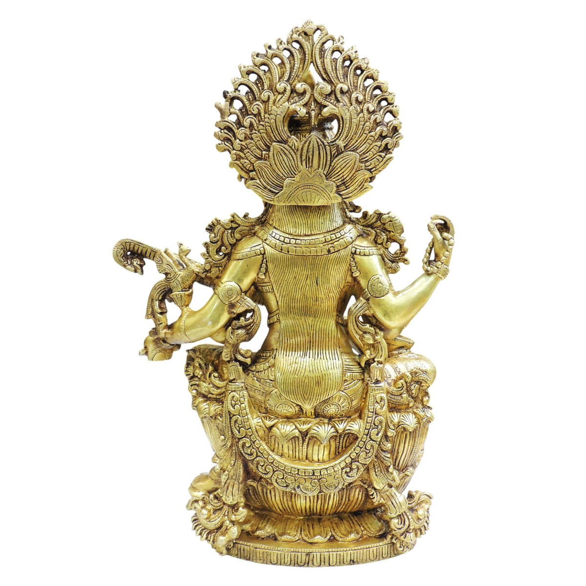 Brass Showpiece Saraswati Statue - 16*8*24 Inch (BS1904 S)