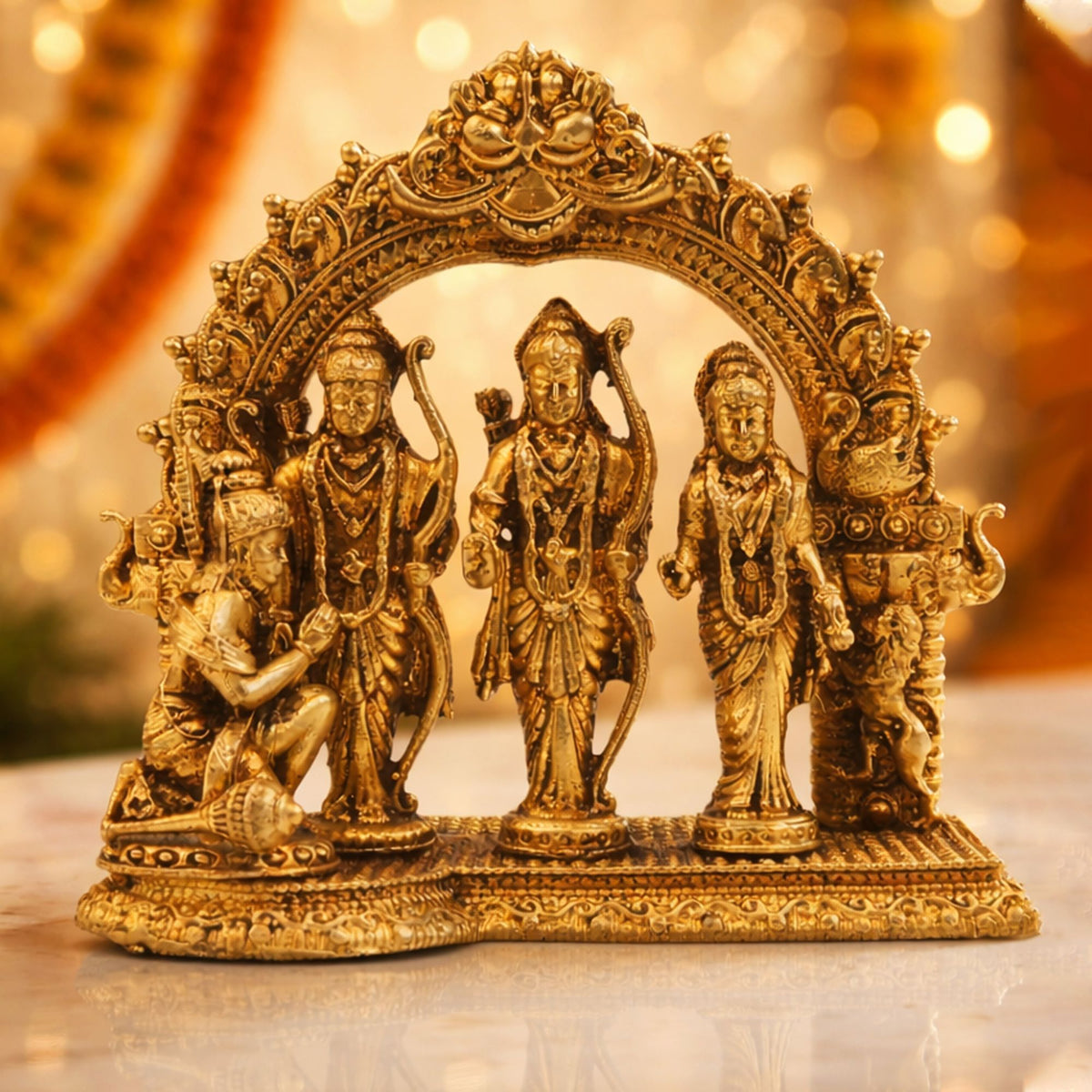 Brass Ram Lalla Idol Statue for Home Temple & Gifting - 4.5*3.5*9.5 Inch (BS1717 I)