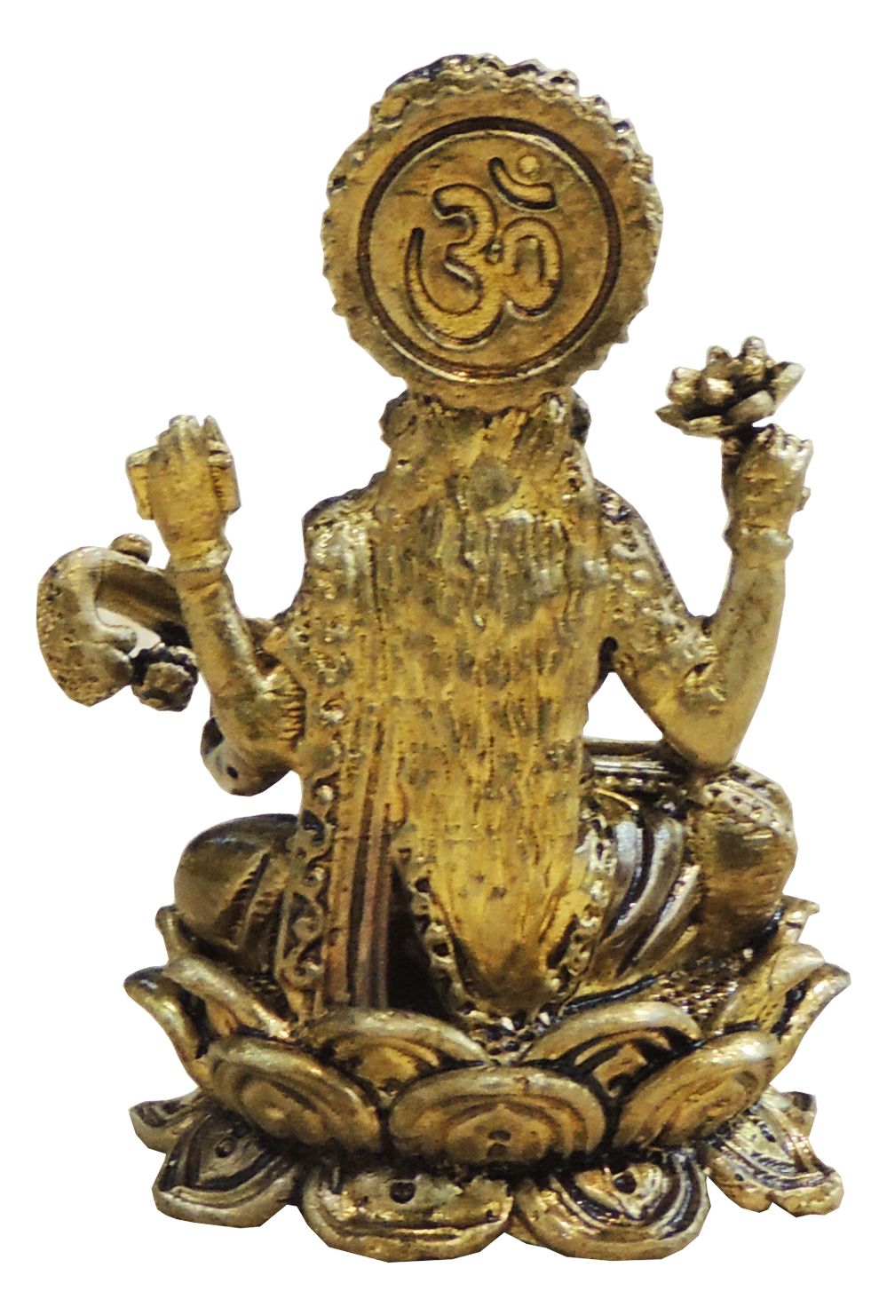 Brass Saraswati Ji Idol Statue - Small Size for Pooja Room - 1.5*1.2*2.5 Inch (BS1923 F)