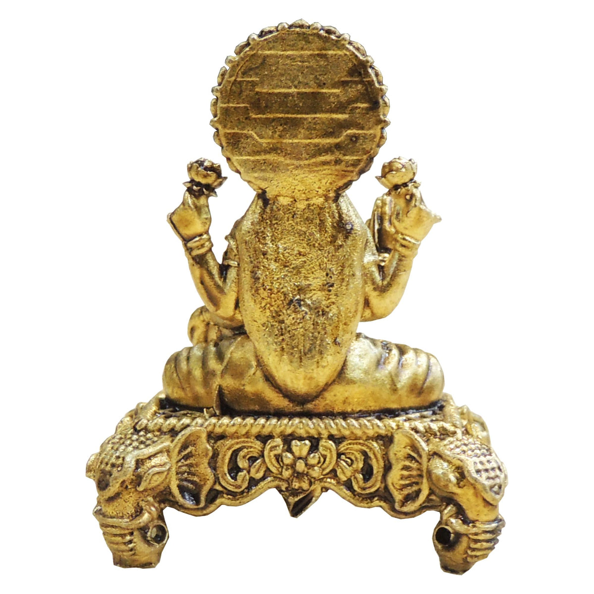Mini Brass Laxmi Ji Idol Statue for Diwali Pooja & Gifting - 1.5*1*2 Inch (BS1925 L)