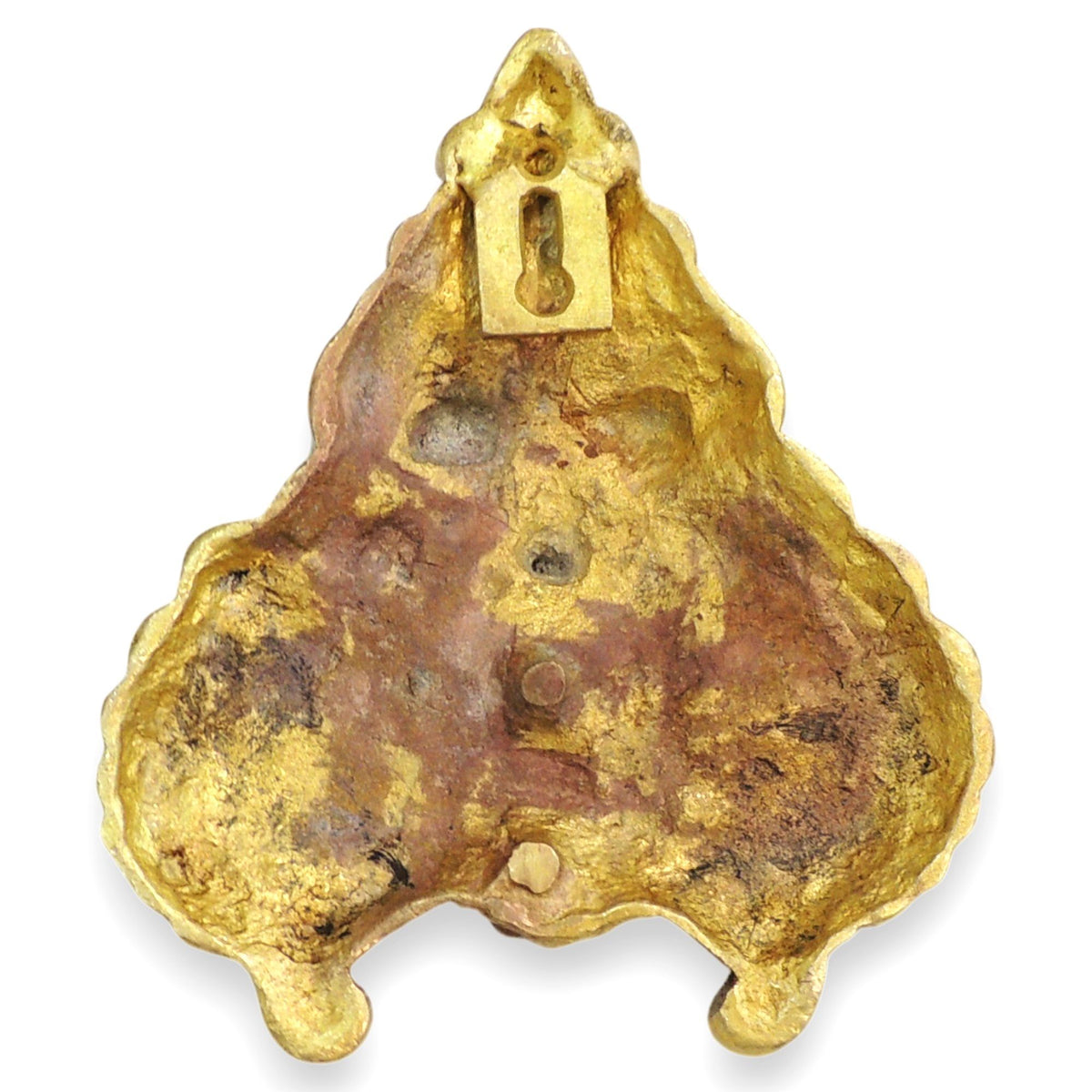 Brass Yali Door Face Wall Hanging for Home Entrance Decor - 6*0.5*7 Inch (BS1942 C)