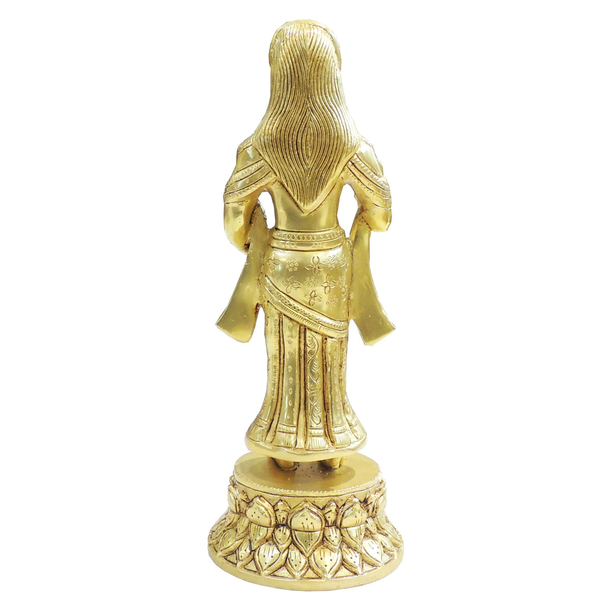 Brass Radha Ji Idol Statue - Religious God Showpiece - 4*4*11 Inch (BS1949 R)