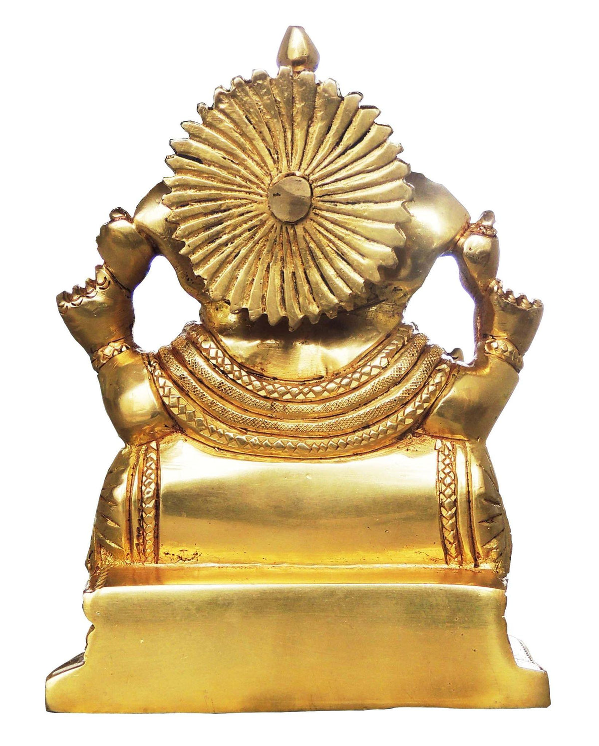 Brass Showpiece Ganesh Ji God Idol Statue - 3.8*2.7*5 inch (BS221)