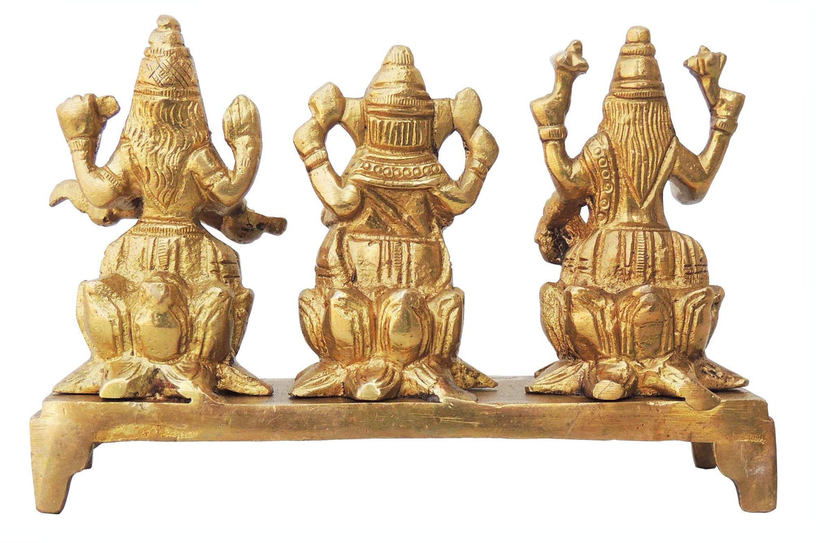 Brass Showpiece LGS Statue - 5*1.5*3.4 Inch (BS242)