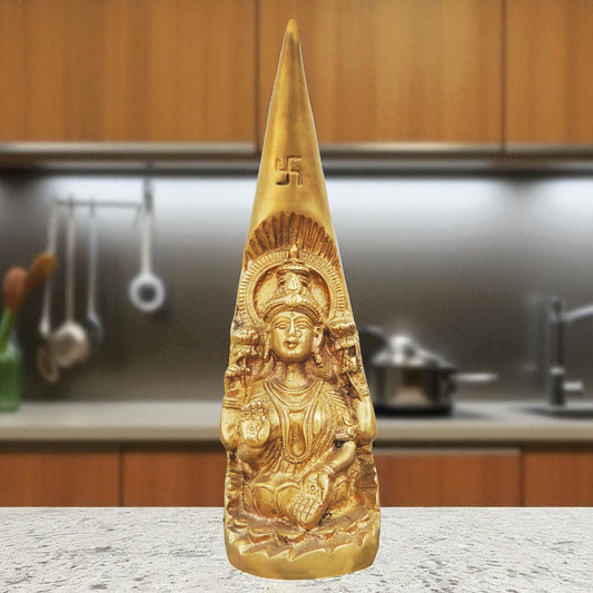 Brass Showpiece Danth Laxmi Ji  Statue - 2.5*3.9*8.5 Inch (BS248)