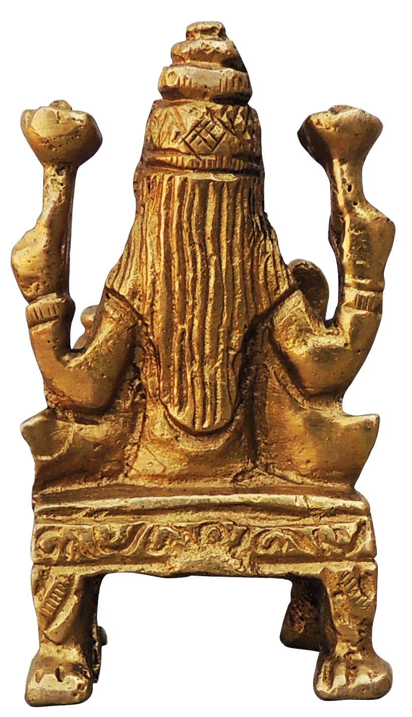 Brass Showpiece Laxmi Ji God Idol Statue - 1.4*1.4*2.7 Inch (BS260)