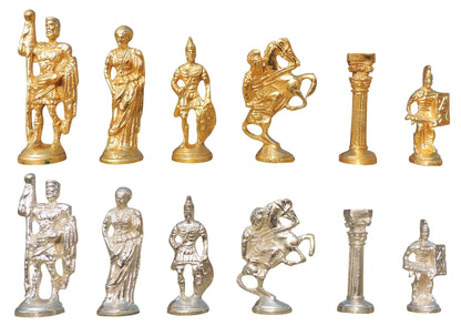 Brass Chess Gold Silver  - 12*12*1 inch (BS363 D)