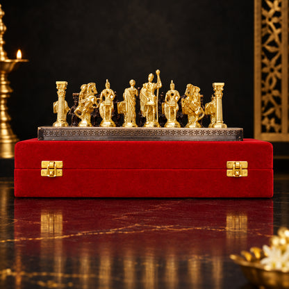 Brass Chess Gold Copper  - 12*12*1 inch (BS363 E)